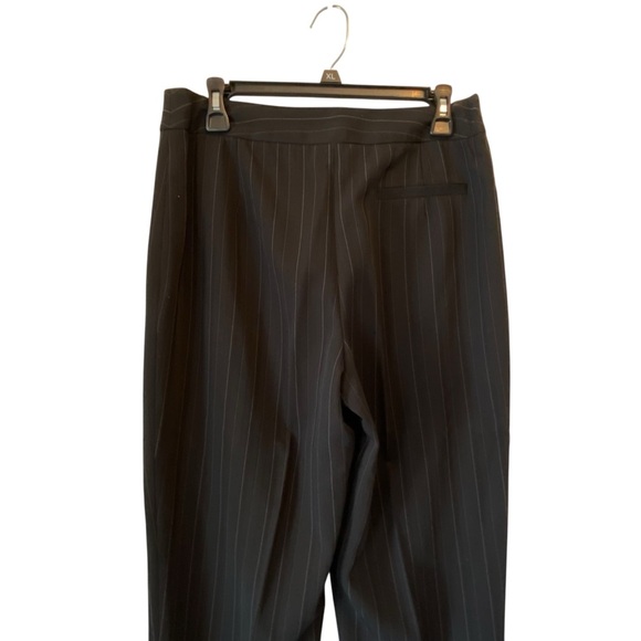 Rafaella Black Pinstripe Women's size 6 Dressy Career Work Pants Trousers - Picture 4 of 6